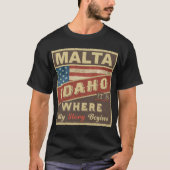 MALTA, ID Hier beginnt meine Geschichte T-Shirt (Vorderseite)