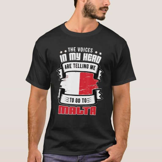 Malta im Kopf T-Shirt (Vorderseite)