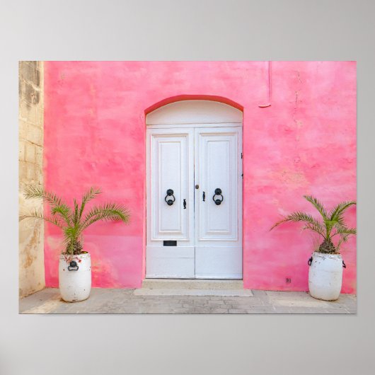 💖 Malta in Rosa 🌴 Poster (Vorne)