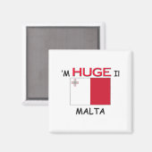 MALTA ist ein Riesengebirge Magnet (Vorderseite/Rückseite)