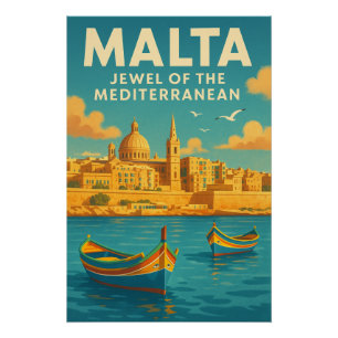 MALTA – JUWEL DES MITTELMEERS POSTER
