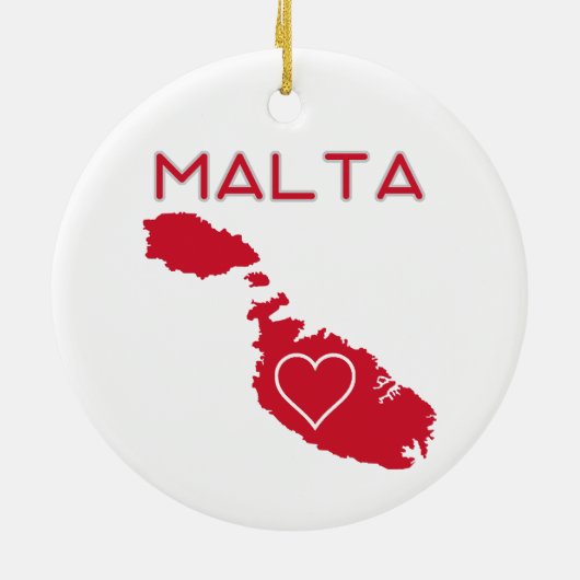 Malta Keramik Ornament (Hinten)