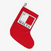 Malta Kleiner Weihnachtsstrumpf (Vorderansicht (hängend))