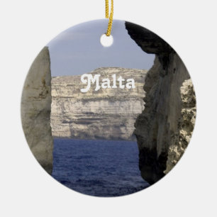 Malta-Küste Keramikornament