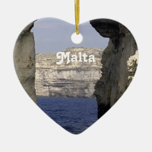 Malta-Küste Keramikornament (Vorne)