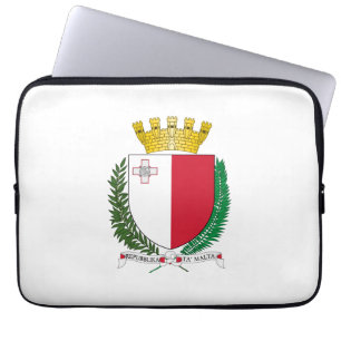 Malta Landeswappen Symbol Emblem Flagge Laptopschutzhülle