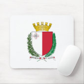 Malta Landeswappen Symbol Emblem Flagge Mousepad (Mit Mouse)