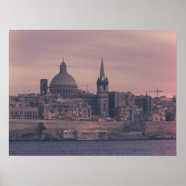 Malta-Landschaft Poster