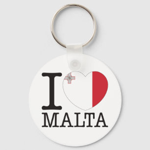 Malta-Liebe v2 Schlüsselanhänger