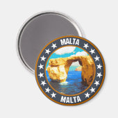 Malta Magnet (Vorderseite/Rückseite)