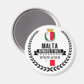Malta Magnet (Vorderseite/Rückseite)