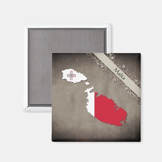 Malta Magnet (Vorderseite/Rückseite)