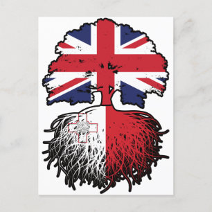 Malta Malta British UK Vereinigtes Königreich Groß Postkarte