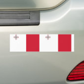 Malta, Malta-Flagge Autoaufkleber (Auf Auto)