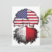Malta Maltesisch USA Vereinigte Staaten Amerika Einladung (Stehend Vorderseite)
