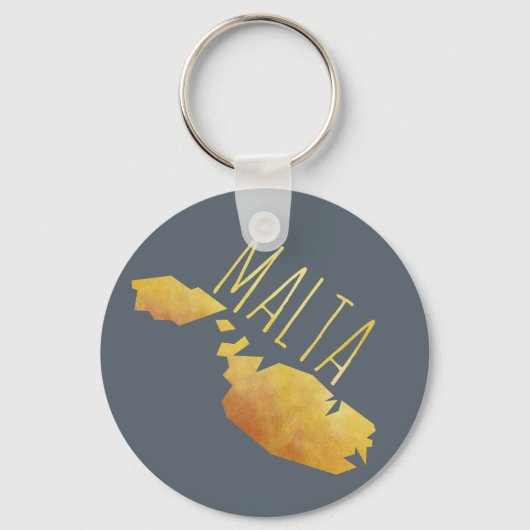 Malta Map Schlüsselanhänger (Vorderseite)