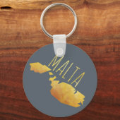 Malta Map Schlüsselanhänger (Vorderseite)
