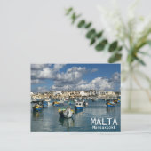 Malta - Marsaxlokk Postcard! Postkarte (Stehend Vorderseite)