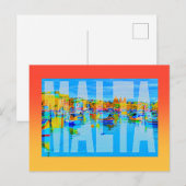 Malta Marsaxlokk Postkarte (Vorne/Hinten)