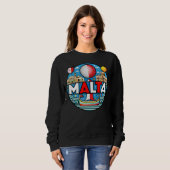Malta Mediterranean Island National Sweatshirt (Vorne ganz)