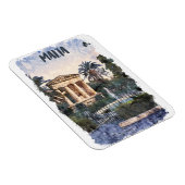 Malta Mediterranean Vintage Travel Magnet (Rechte Seite)