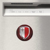 Malta Metallic Emblem Magnet (In Situ (Geschirrspüler))