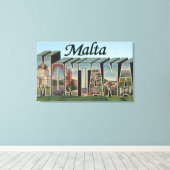 Malta, MontanaGroße Letter ScenesMalta, MT Leinwanddruck (Insitu (Holzboden))
