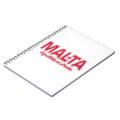 MALTA-Notebook Notizblock (Linke Seite)