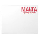 MALTA-Notizblock Notizblock (Vorderseite)
