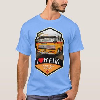 Malta Oldtimer Malteser Bus T-Shirt