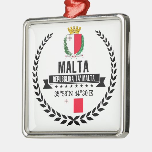 Malta Ornament Aus Metall (Links)