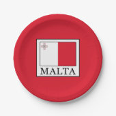 Malta Pappteller (Vorderseite)