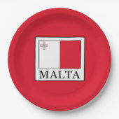 Malta Pappteller (Vorderseite)