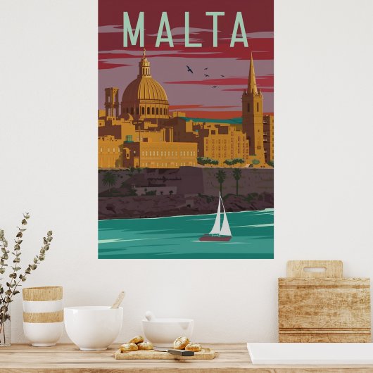 Malta Poster (Küche)