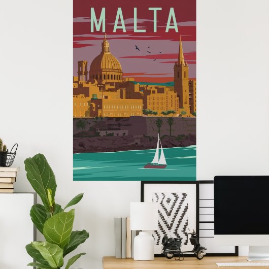 Malta Poster (Heimbüro)