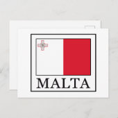 Malta Postkarte (Vorne/Hinten)