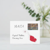 Malta Postkarte (Stehend Vorderseite)