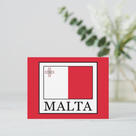 Malta Postkarte (Stehend Vorderseite)