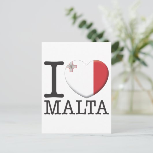 Malta Postkarte (Stehend Vorderseite)