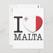 Malta Postkarte (Vorne/Hinten)