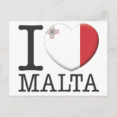 Malta Postkarte (Vorderseite)