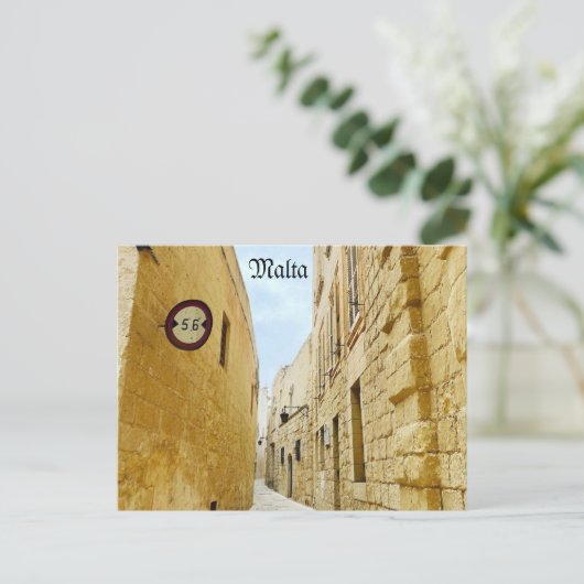 Malta Postkarte (Stehend Vorderseite)