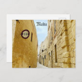 Malta Postkarte (Vorne/Hinten)
