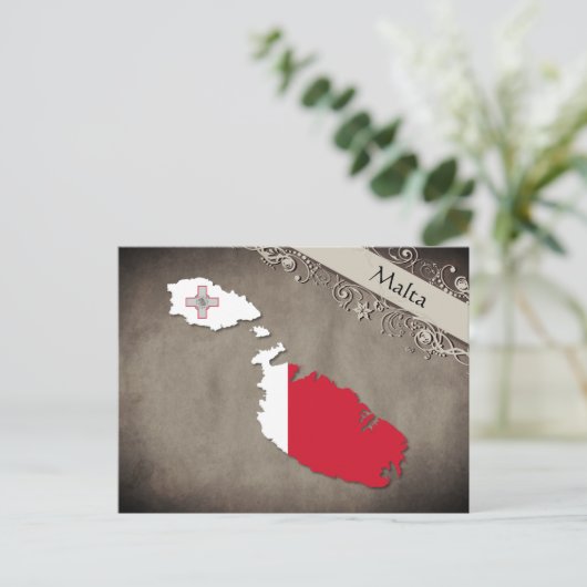 Malta Postkarte (Stehend Vorderseite)