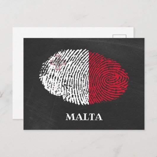 Malta Postkarte (Vorne/Hinten)