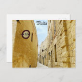 Malta Postkarte (Vorne/Hinten)