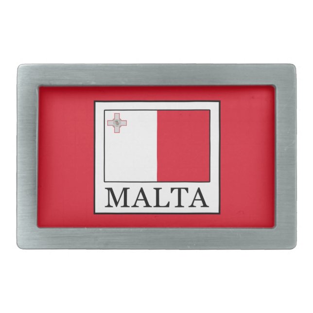 Malta Rechteckige Gürtelschnalle (Vorderseite )