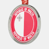 Malta Runde Emblem Ornament Aus Metall (Links)