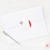 Malta Runder Aufkleber (Umschlag)