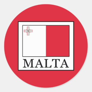 Malta Runder Aufkleber
